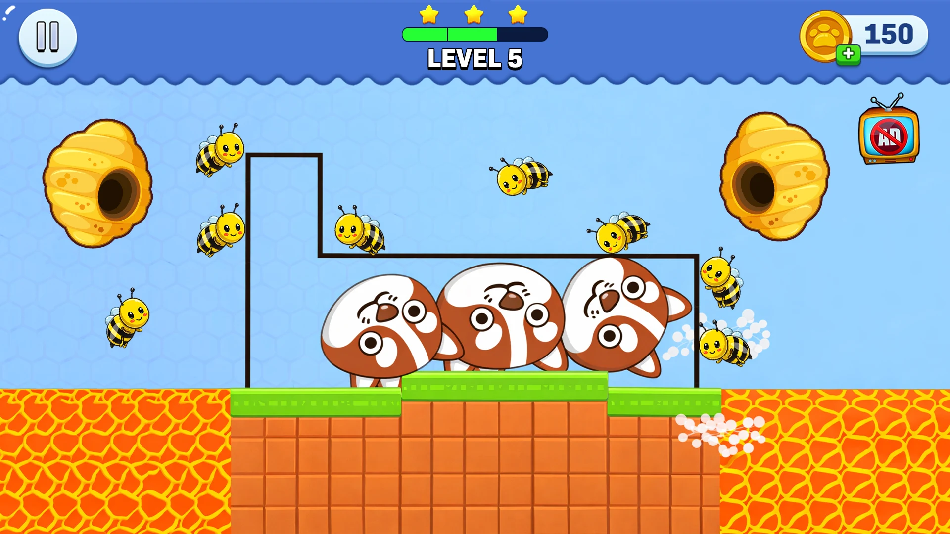 Draw to Save: Dog Puzzle screenshot