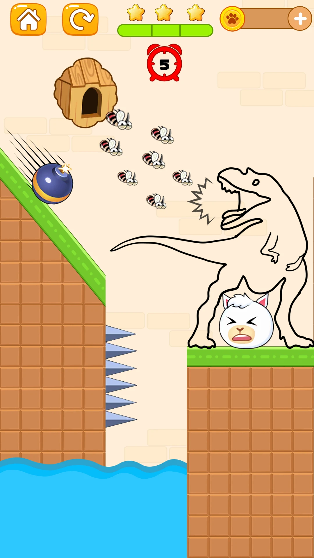 Draw to Save: Dog Puzzle screenshot