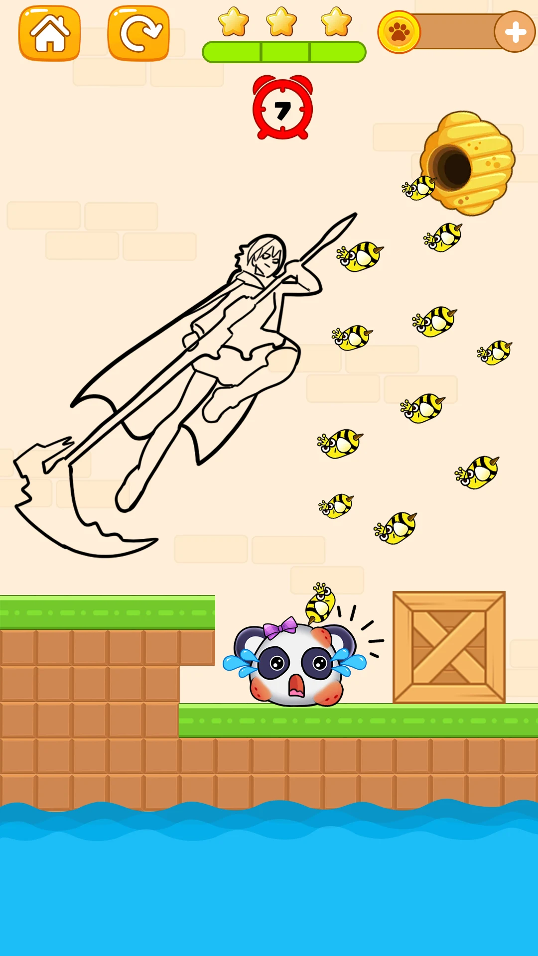 Draw to Save: Dog Puzzle screenshot